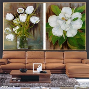 Tranh tĩnh vật hoa quả sơn dầu đẹp