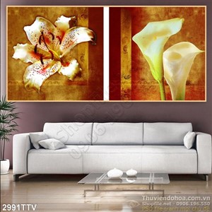 Tranh tĩnh vật hoa quả sơn dầu hiện đại đẹp