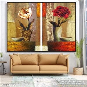 Tranh tĩnh vật hoa quả sơn dầu nghệ thuật