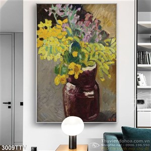 Tranh tĩnh vật hoa quả sơn dầu nghệ thuật