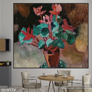 Tranh tĩnh vật hoa quả sơn dầu nghệ thuật