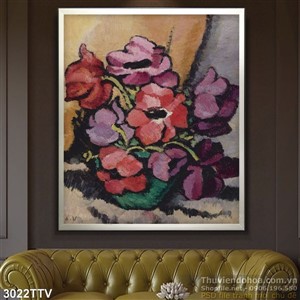 Tranh tĩnh vật hoa quả sơn dầu nghệ thuật đẹp