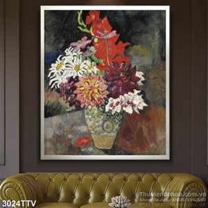 Tranh tĩnh vật hoa quả sơn dầu trang trí đẹp