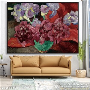 Tranh tĩnh vật hoa quả sơn dầu nghệ thuật