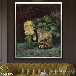 Tranh tĩnh vật hoa quả sơn dầu đẹp