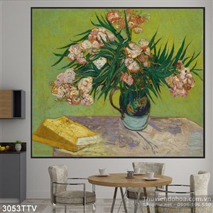 Tranh tĩnh vật hoa quả sơn dầu nghệ thuật