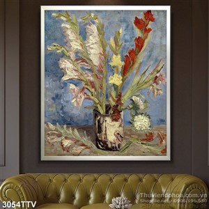 Tranh tĩnh vật hoa quả sơn dầu trang trí tường