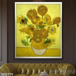 Tranh tĩnh vật hoa quả sơn dầu treo tường đẹp