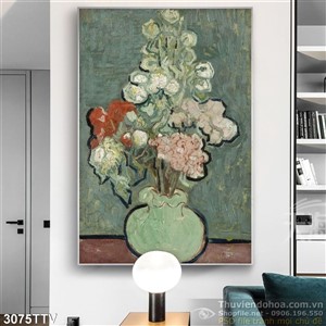 Tranh tĩnh vật hoa quả sơn dầu hiện đại