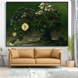 Tranh tĩnh vật hoa quả sơn dầu nghệ thuật đẹp