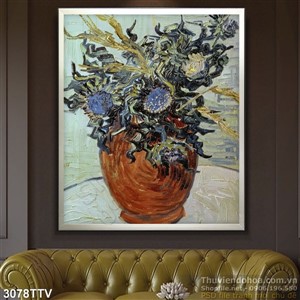 Tranh tĩnh vật hoa quả sơn dầu trang trí treo tường đẹp