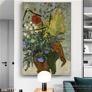 Tranh tĩnh vật hoa quả sơn dầu trang trí đẹp