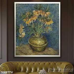 Tranh tĩnh vật hoa quả sơn dầu nghê thuật đẹp