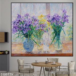 Tranh tĩnh vật hoa quả sơn dầu độc đáo