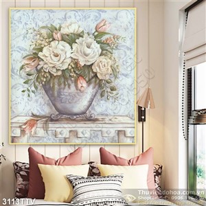 Tranh tĩnh vật hoa quả sơn dầu độc đáo nghệ thuật