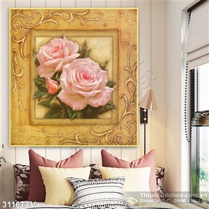 Tranh tĩnh vật hoa quả sơn dầu nghệ thuật đẹp