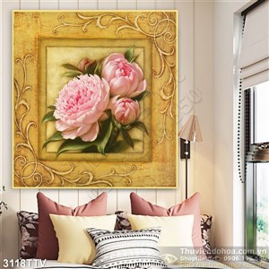 Tranh tĩnh vật hoa quả sơn dầu treo tường đẹp