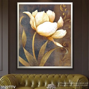 Tranh tĩnh vật hoa quả sơn dầu trang trí treo tường