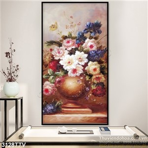 Tranh tĩnh vật hoa quả sơn dầu đẹp