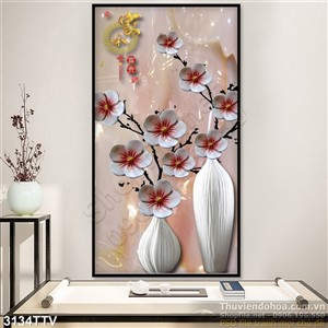 Tranh tĩnh vật hoa quả sơn dầu trang trí đẹp