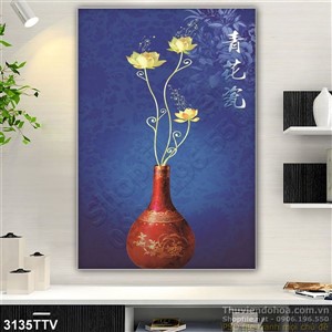 Tranh tĩnh vật hoa quả sơn dầu độc đáo