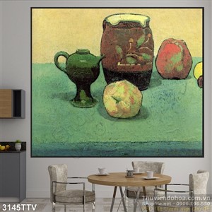 Tranh tĩnh vật hoa quả sơn dầu nghệ thuật