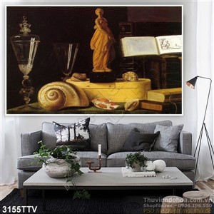 Tranh tĩnh vật hoa quả sơn dầu đẹp