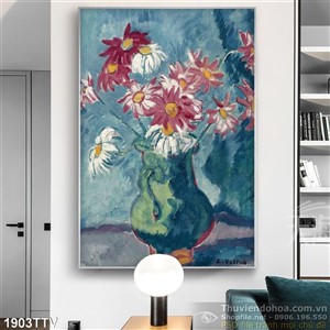 Tranh tĩnh vật hoa quả sơn dầu nghệ thuật