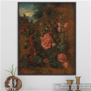 Tranh tĩnh vật hoa quả sơn dầu trang trí