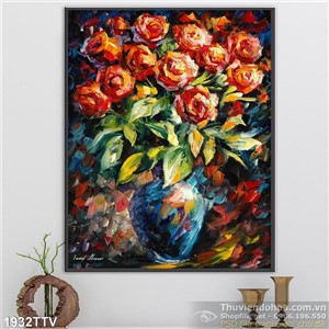 Tranh tĩnh vật hoa quả sơn dầu nghệ thuật