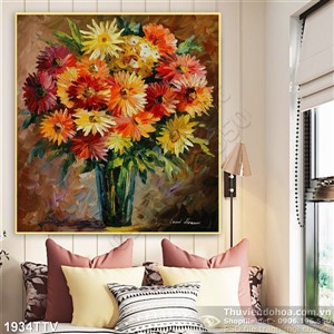 Tranh tĩnh vật hoa quả sơn dầu độc đáo