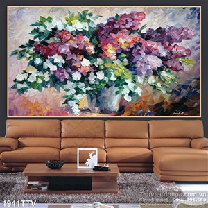 Tranh tĩnh vật hoa quả sơn dầu trang trí độc đáo