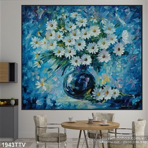 Tranh tĩnh vật hoa quả sơn dầu trang trí nghệ thuật