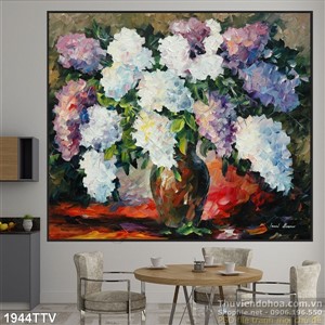 Tranh tĩnh vật hoa quả sơn dầu nghệ thuật