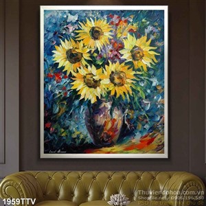 Tranh tĩnh vật hoa quả sơn dầu nghệ thuật