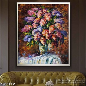 Tranh tĩnh vật hoa quả sơn dầu nghệ thuật