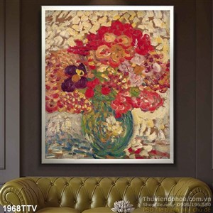 Tranh tĩnh vật hoa quả sơn dầu nghệ thuật độc đáo