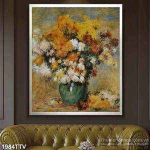 Tranh tĩnh vật hoa quả sơn dầu trang trí đẹp