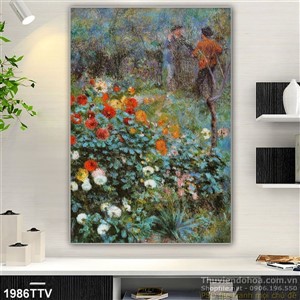 Tranh tĩnh vật hoa quả sơn dầu trang trí đẹp