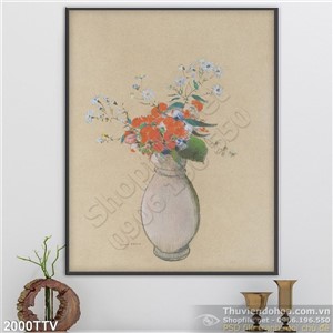 Tranh tĩnh vật hoa quả sơn dầu trang trí nghệ thuật