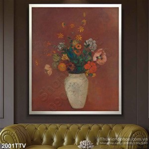 Tranh tĩnh vật hoa quả sơn dầu hiện đại