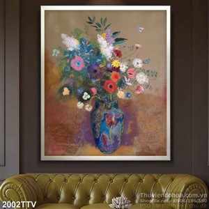 Tranh tĩnh vật hoa quả sơn dầu trang trí