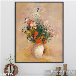 Tranh tĩnh vật hoa quả sơn dầu trang trí