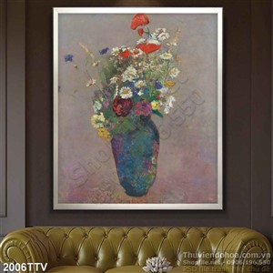 Tranh tĩnh vật hoa quả sơn dầu trang trí