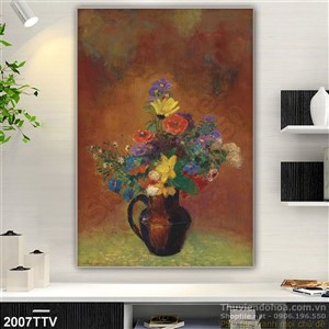 Tranh tĩnh vật hoa quả sơn dầu nghệ thuật đẹp