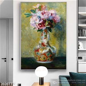 Tranh tĩnh vật hoa quả sơn dầu trang trí tường