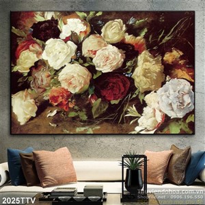 Tranh tĩnh vật hoa quả sơn dầu Châu Âu