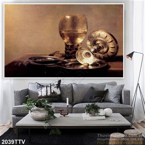 Tranh tĩnh vật hoa quả sơn dầu nghệ thuật