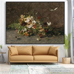 Tranh tĩnh vật hoa quả sơn dầu độc đáo