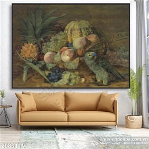 Tranh tĩnh vật hoa quả sơn dầu nghệ thuật
